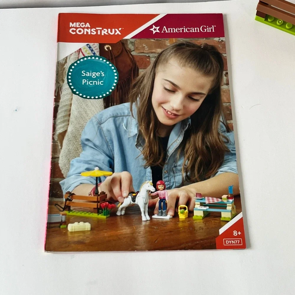 Mega Construx‎ American Girl Saige's Picnic Set DYN77 Horse Figure Accessories